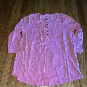 Sonoma light pink top